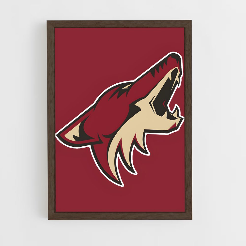 Poster Coyotes en Action – affiche Hockey sur glace (vue 5)